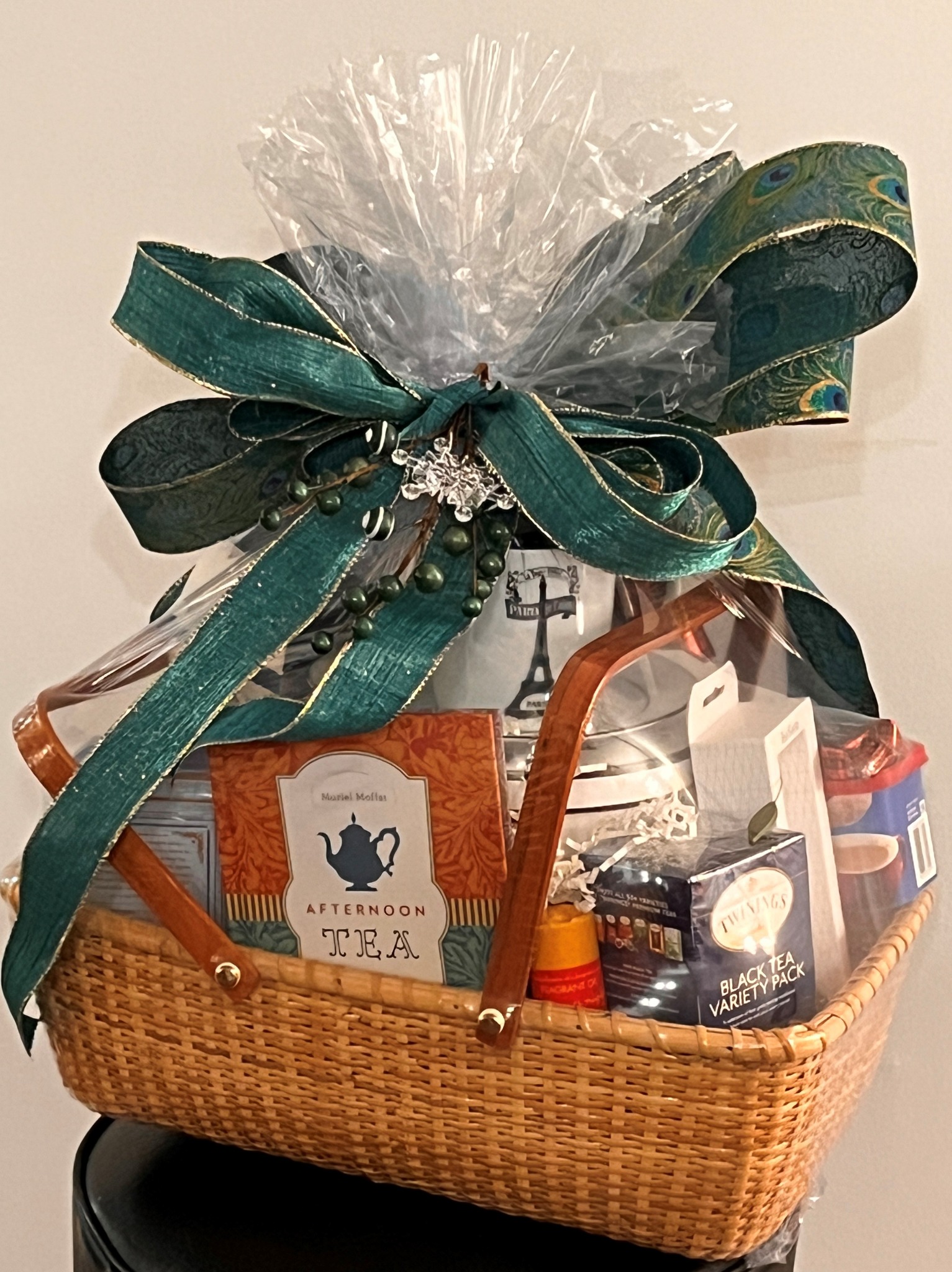 Curated gourmet gift basket by Fussy Caterer Creations, NJ.